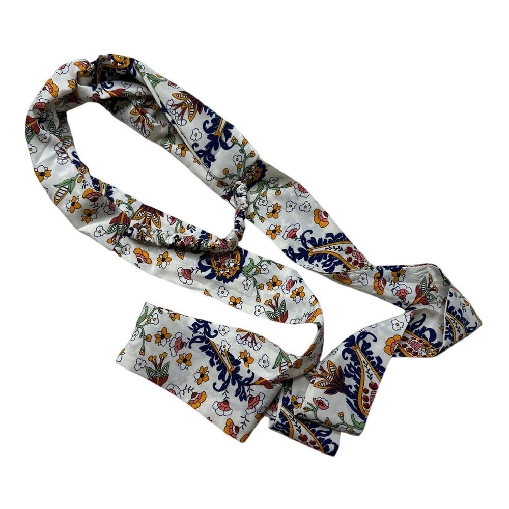 Bohemian Floral Knot Tie Up Headband Boho Girly Cottagecore Twist Elasticband